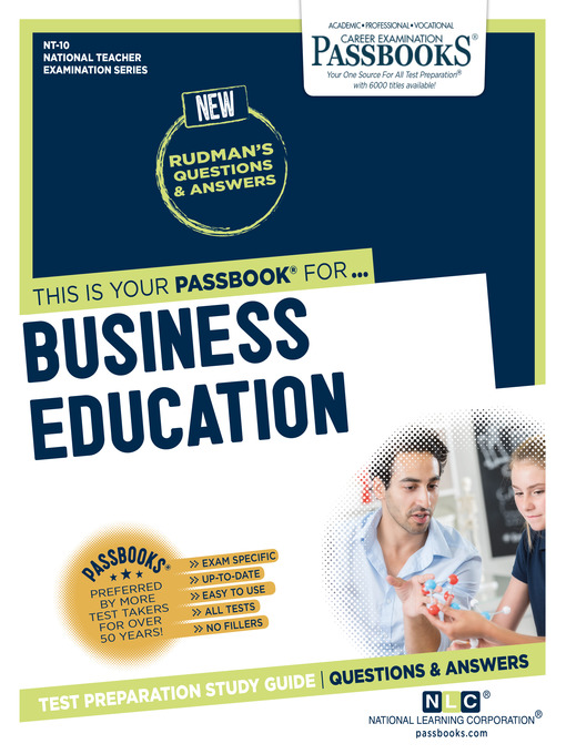 Title details for BUSINESS EDUCATION by National Learning Corporation - Available